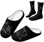 Jeiento Womens Fuzzy Slipper and Socks Winter Warm Gifts for Mom,Wam Cozy Indoor Socks Comfort Home Shoes by Jeiento