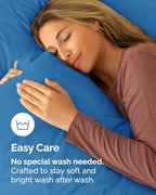 Standard Pillow Cases - 6 Pack Pillowcase Covers - 20" x 26" (Royal Blue) - Image 6