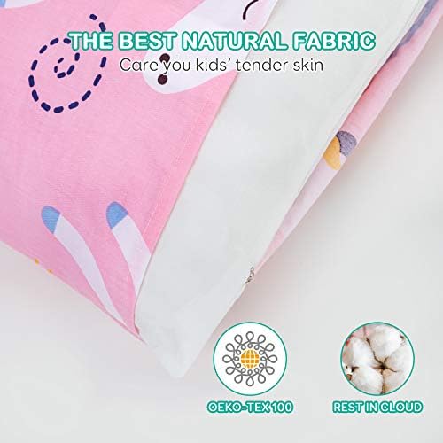 Cottonblue Kids Toddler Pillows with Organic Cotton Pillowcase 14x19 inches - Image 3