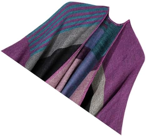 Lacavocor Women's Shawl Wrap Poncho Cape Cardigan Open Front - Image 4