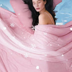 DOWNCOOL Cooling Comforter Twin Size, Blanket with Cooling Pillowcases by DOWNCOOL