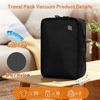 2-Pack Vacuum Compression Travel Bag with Pump - Image 3