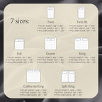 Twin Size Sheets Set, Cooling & Soft Deep Pocket Bed Sheets, 3PC - Image 4