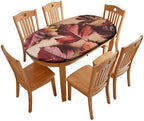 Oval Table Cloths, Plaid Pattern Printed on Fitted Oval Tablecloth with Elastic, for Parties & Celebrations Holiday Dinners, Fits for 52" x 70" Oval Tables by tablecovertablecloth