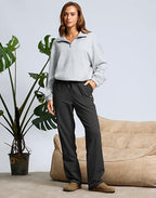 SANTINY 31"/33"/35" Women's Tall Cotton Sweatspants Lounge - Image 3