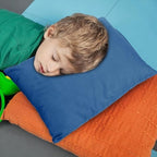 Kigley 12 Pack Mini Pillows for Daycare 9.1 x 13.8'' Small Travel Pillow Bulk Soft Breathable Cotton Pillow for Nap Travel Pet Neck Lumbar Purse Insert (Deep Blue) - Image 3