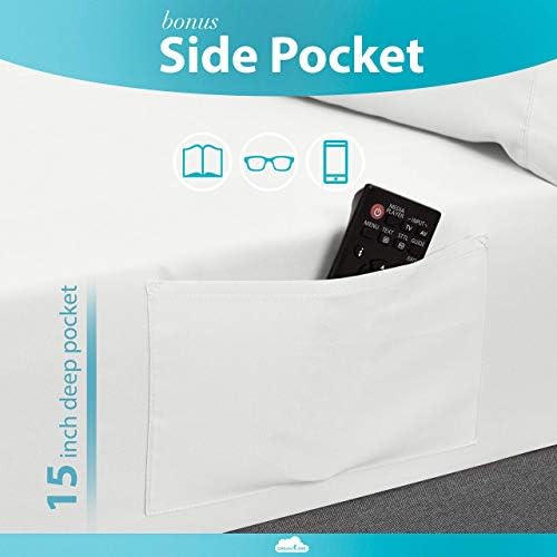 DREAMCARE California King Sheet Sets - 6 pcs Breathable Cooling Sheets - Image 3