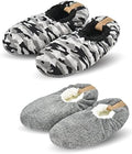 Panda Bros Men’s Slipper Socks, Soft Warm Non-Slip Indoor House Slippers by Panda+Bros