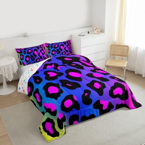 Feelyou Leopard Print Bedding Set Toddler Size for Girls Women - Image 2