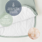 KaiyaBaby Organic Cotton Baby Sleep Sack, Long Sleeve 3.5 TOG, 0-6M - Image 3