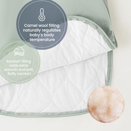 KaiyaBaby Organic Cotton Baby Sleep Sack, Long Sleeve 3.5 TOG, 0-6M - Image 3