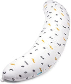BYRIVER Firm C Shaped Pregnancy Pillows for Sleeping, Belly Hip Leg Knee Support Side Sleeper Body Pillow, Cuddle Snuggle Maternity Pillow, Zipper Cooling Jersey Cotton Pillowcase, Gifts for Mom by BYRIVER