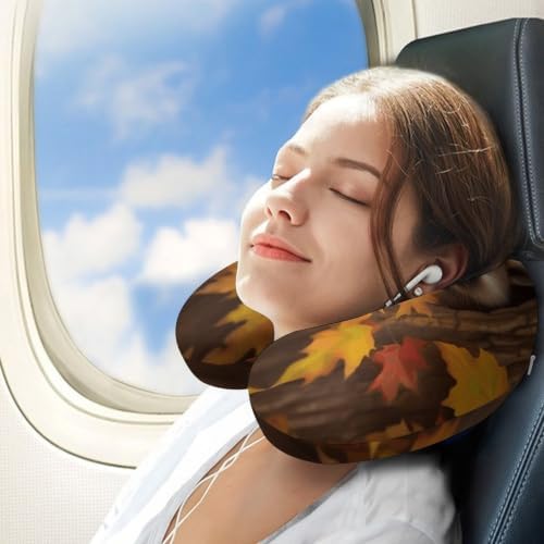 Neck Pillow, Soft Comfortable U Shape Memory Foam Travel Pillow - Image 3