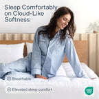 Niagara Sleep Solution 100% Cotton Top Full XL Mattress Pad, Pillow Top - Image 2