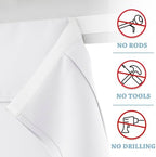 RYB HOME 2 Panels Blackout French Door Curtains for Front Back Glass Door - Image 3