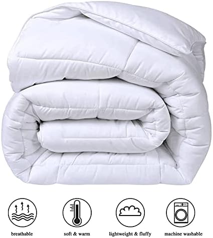 COHOME All-Season Oversized King Cooling Comforter Duvet Insert - White - Image 2