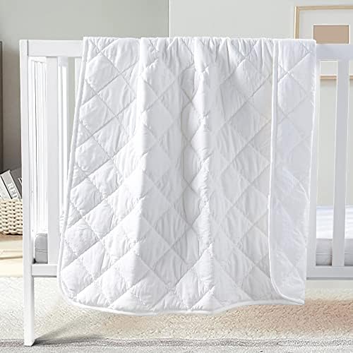 FLXXIE 43x60 Inches Down Alternative Toddler Comforter, White by FLXXIE