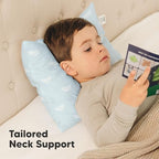 2pk Toddler Pillows 2 Year Old to 5,13x18 Kids Pillow (Pastel Rainbow) - Image 5