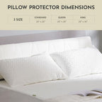 CoolShields Waterproof Pillow Protector, King Pillow Cases, 4 Pack - Image 4