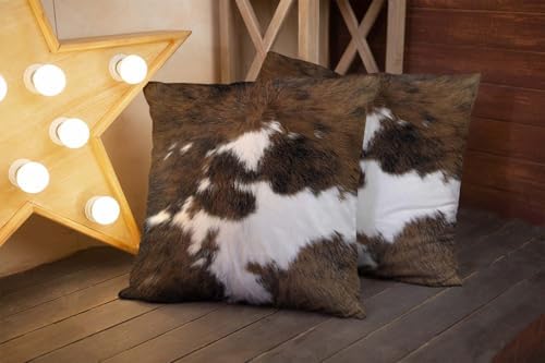 EMMTEEY Leopard Print Pillow Covers 24x24 Throw-Pillow-Cover Set of 2 - Image 3