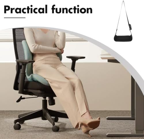 Portable Airplane Foot Rest Hammock with Adjustable Straps - Image 3