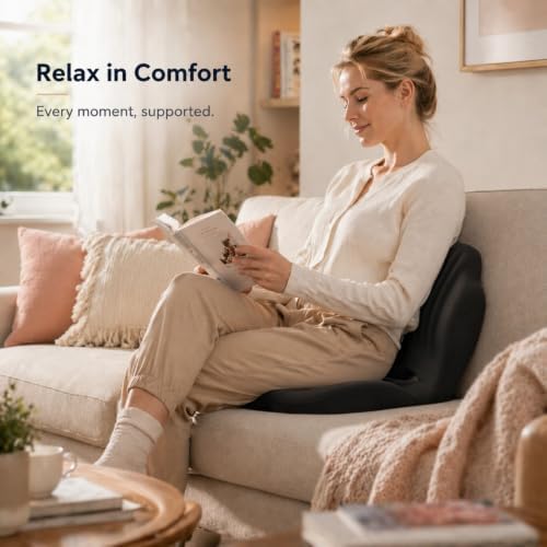 Ergonomic Seat Cushion with Lumbar Support, Memory Foam - Image 7