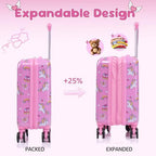 16’’ Kid’s Luggage Set with Spinner Wheels, Hardside with Suitcases,6 Piece - Image 3