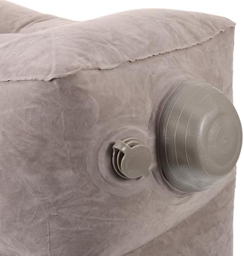 Inflatable Foot Rest Pillow Adjustable Height for Desk Travel - Image 3