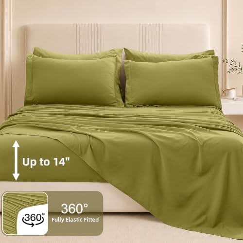 FUANNA King Comforter Set 7 Pieces, Luxury Bed in a Bag Soft Bedding Sets - Image 5