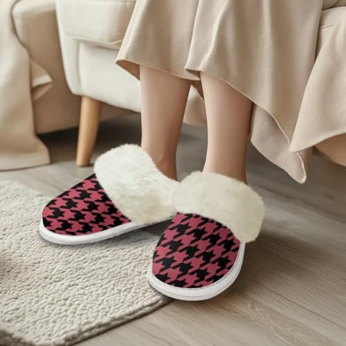 Cotton Slippers With Fluffy Edges House Slippers - Image 2