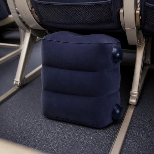 Portable Airplane Foot Rest, Gray, Color to 1 - Image 6