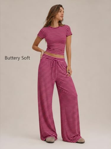 Trendy Queen Women's 2 Piece Matching Summer Lounge Set with Pockets - Image 2
