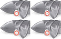 Bedsure Satin Pillowcase 8 Pack Similar to Silk Pillow Cases Standard Size, Pillow Case for Sleeping Women with Envelope Closure, Gifts for Women Men, Dark Grey, 20x26 Inches, 8pcs by BEDSURE