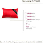 Bag-a-Vie Handbag Purse Shaper Pillow – Tres Mini 7”x4.5” - Fits Mini Flap and Clutches - Image 5