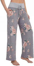 WiWi Bamboo Viscose Pajama Pants for Women Plus Size Cooling Bottoms S-4X by WiWi