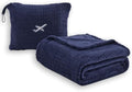 NEWCOSPLAY Travel Blanket with Storage Bag for Airplane Travel, Dark Navy by NEWCOSPLAY