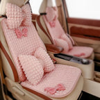 Car Front Seat Covers,Pink Bowknot Car Accessories for Women – 1 Seat Cover by Unknown