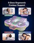 Cervical Neck Pillow for Neck Pain Relief, Memory Foam Pillows - Image 4