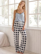Tall Women 32/34/36 Inseam Pajama Pants Plaid Lounge Sleep Bottoms - Image 3