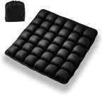 Inflatable Travel Seat Cushion with Built-in Press Inflate Pump, Waterproof Puncture Resistant 3D Air Cell Ergonomic Pressure Relief Pad, Adjustable for Airplane Car Wheelchair Office Stadium Trips by Unknown