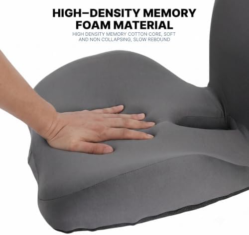 Ergonomic Memory Foam Seat Cushion with Back Support - Image 2
