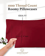 1000 TC King Pillowcases Set of 2 100% Egyptian Cotton Pillow Cases - Image 4