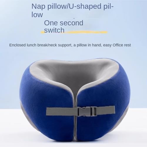 QUQUQ Travel Neck Pillow for Sleeping Multifunctional Neck Pillow Suitable for Office Naps and Travel Support Comfortable(Pink) - Image 5