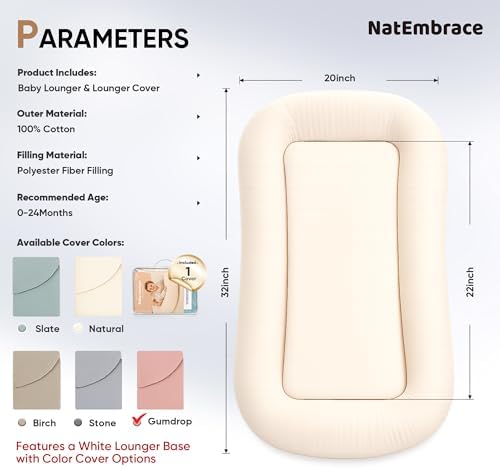 Baby Lounger, Infant Support Cushion for Newborn 0-24 Months - Image 6