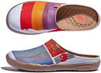 UIN Slipper Woman Travel Art Painted Shoes Wide Toe Casual Home Slip On Mules Malaga - Image 3