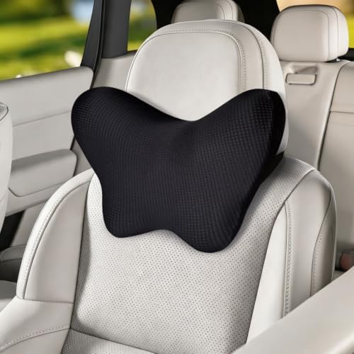 Definitely Comfy Car Headrest Pillow, Car Neck Pillow with Adjustable Strap by SPRFUFLY