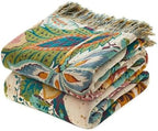 LUTBM Boho Throw Blanket for Bed 60"x80", All Season Cotton Couch Blankets by LUTBMFindYourFreeSpiritatHome