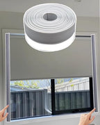 Soft Blinds Light Blocking Strips with Adhesive Backing, 500 cm Window Window Light Blocker for Nursery Bedroom, Doorway Gaps Side Channels(5 Pack) by Unknown