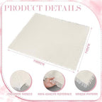 Beeveer 71 x 118'' Extra Large Outdoor Picnic Blanket with Pink Table Runner 8 Napkins and 8 Pink Floor Pillows Cushions for Picnic Party Camping Wedding Bachelorette Birthday Baby Shower Decor - Image 5