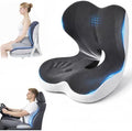 Seat Cushion and Lumbar Support for Office Chair & Car Seat, Memory Foam Ergonomic Design for Long Sitting, Sciatica Support & Tailbone Pressure Relief by Voastvy